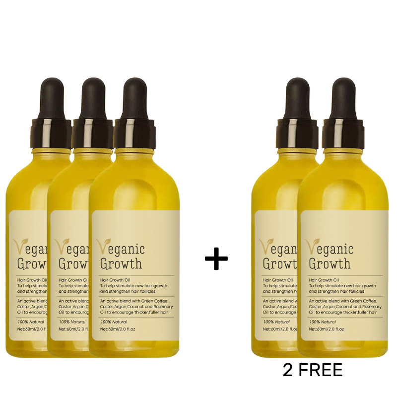3+2 (Free) Veganic Hair Growth Oil